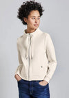 Street One Zipped Drawstring Jacket, Cream