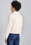 Street One Zipped Drawstring Jacket, Cream