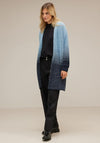 Street One Long Feather Yarn Cardigan, Deep Blue