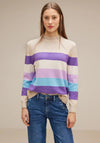 Street One Striped Sweater, Spring Sand Melange