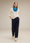 Street One Solid Colour Loop Scarf, Aquamarine Blue