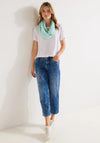 Street One Basic Loop Scarf, Soft Lagoon Green