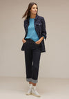 Street One Cosy Knit Sweater, Light Aquamarine Blue