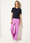 Street One Basic Crew Neck Top, Deep Blue