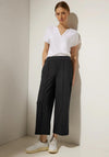 Street One High Waist Culotte Trouser, Black