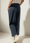 Street One High Waist Culotte Trouser, Cool Vintage Green