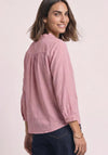 Street One Frill Detail Blouse, Pink