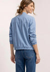 Street One Front Zip with Stud Detail Jacket, Blue