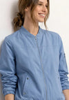 Street One Front Zip with Stud Detail Jacket, Blue