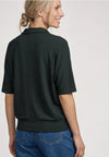 Street One V-Neck Polo Shirt, Green