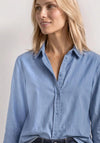 Street One Cord Collar Shirt, Blue