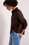 Street One Linen Button-Down Blouse, Brown