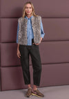 Street One Faux Fur Sleeveless Vest, Grey Multi