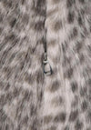 Street One Faux Fur Sleeveless Vest, Grey Multi