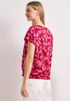 Street One Abstract Print Blouse, Red Multi