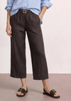 Street One Loose Fit Wide Leg Trousers, Brown