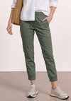 Street One Cuffed Leg Trousers, Green
