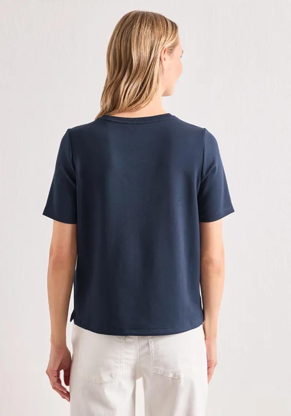 Street One Chest Pocket Detail T-Shirt, Navy