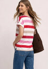 Street One Striped T-Shirt, White Multi