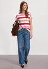 Street One Striped T-Shirt, White Multi