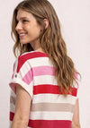 Street One Striped T-Shirt, White Multi