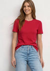Street One Round Neck T-Shirt, Red
