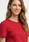 Street One Round Neck T-Shirt, Red