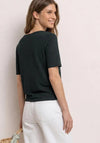 Street One Tie-Trim Detail T-Shirt, Green