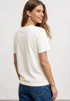 Street One Round Neck with Small Print T-Shirt, White