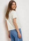 Street One Basic with Studded Detail T-Shirt, White