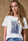 Street One Graphic Print T-Shirt, White