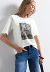 Street One Graphic Print T-Shirt, White