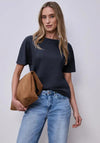 Street One Boat Neck Basic Jumper, Navy