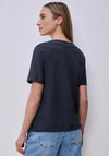 Street One Boat Neck Basic Jumper, Navy