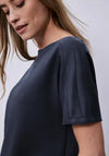 Street One Boat Neck Basic Jumper, Navy
