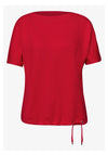 Street One Boat Neck Basic Jumper, Red