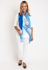 Street One Graphic Print Lightweight Scarf, Blue Multi