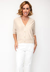 Street One Button Up Cardigan, Beige