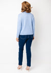 Street One Roll Neck Cotton Jumper, Blue