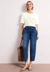 Street One Brooch Detail Pocket T-Shirt, White