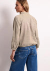 Street One Boxy Button Front Shirt, Beige