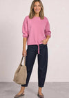 Street One Round Neckline Sweatshirt, Pink