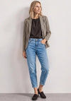 Street One Herringbone Blazer, Saddle Brown