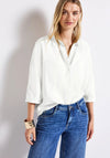 Street One Cuff Sleeve Blouse, White