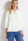 Street One Cuff Sleeve Blouse, White