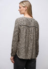 Street One Leopard Print Blouse, Beige