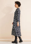 Street One Monochrome Midi Shirt Dress, Navy