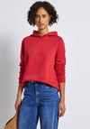 Street One Cotton Hoodie, Red