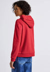 Street One Cotton Hoodie, Red