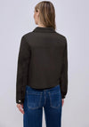 Street One Cotton Blend Jacket, Brown